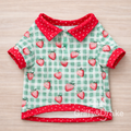 Strawberry collar shirt